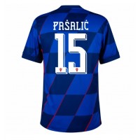 Dres Hrvatska Mario Pasalic #15 Gostujuci EP 2024 Kratak Rukav